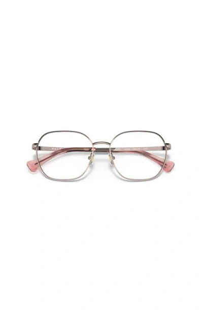 Ralph 54mm Irregular Optical Glasses In Gold