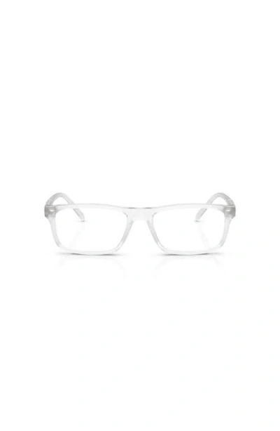 Arnette 54mm Rectangle Optical Glasses In White