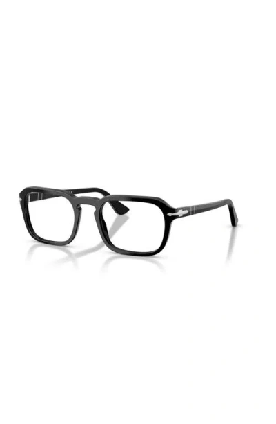 Persol 54mm Square Optical Glasses In Black