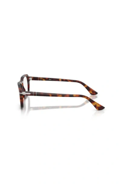 Persol 54mm Square Optical Glasses In Brown