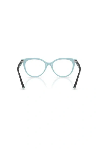 Tiffany & Co . 53mm Cat Eye Optical Glasses In Black