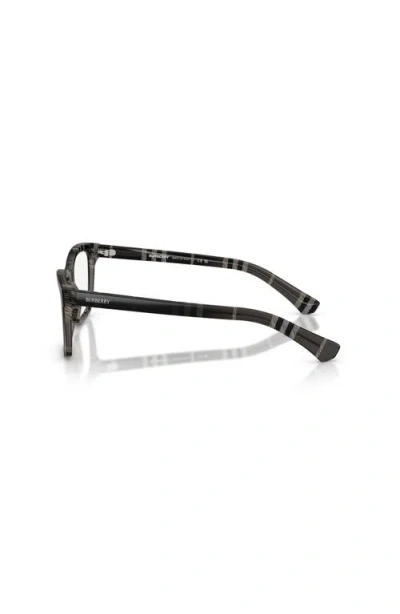 Burberry 54mm Rectangle Optical Glasses In Gray