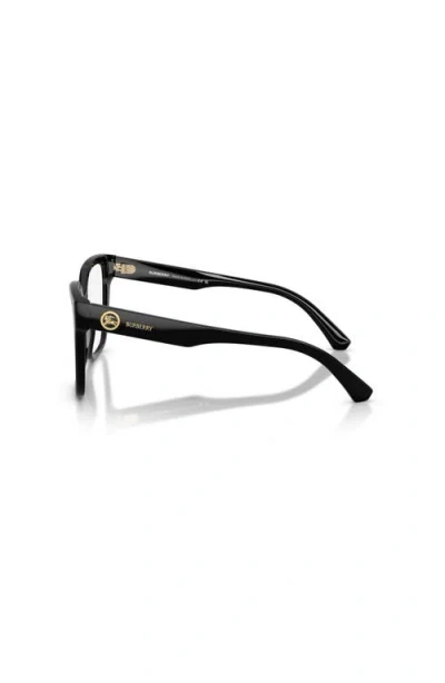 Burberry 53mm Square Optical Glasses In Black