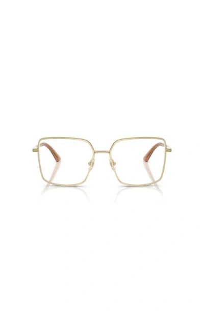 Jimmy Choo 55mm Square Optical Glasses In Brown