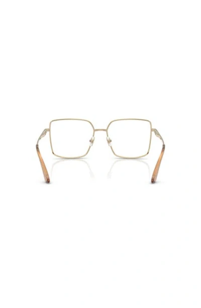 Jimmy Choo 55mm Square Optical Glasses In Brown