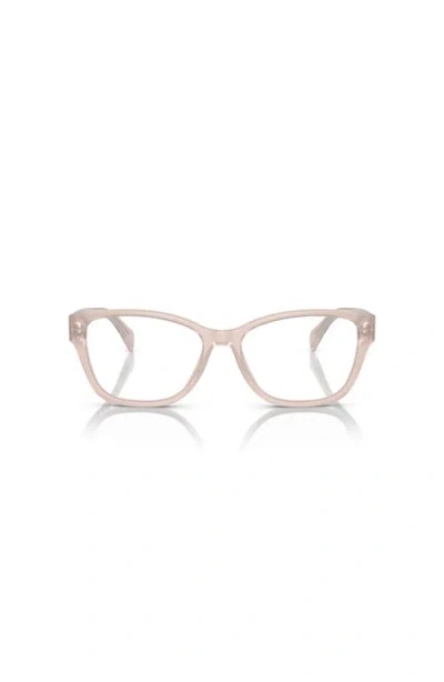 Ralph 55mm Rectangle Optical Glasses In Burgundy