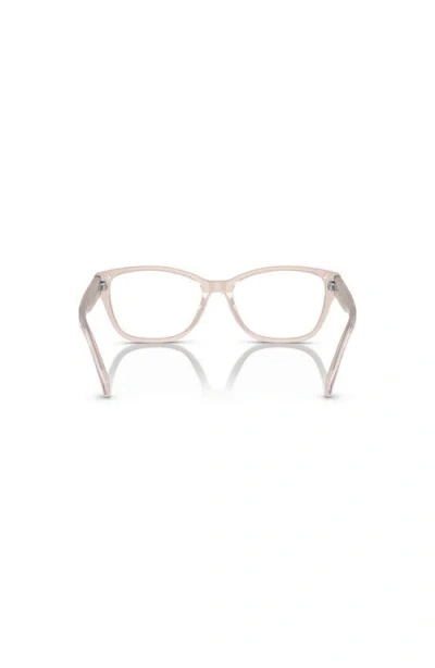 Ralph 55mm Rectangle Optical Glasses In Burgundy