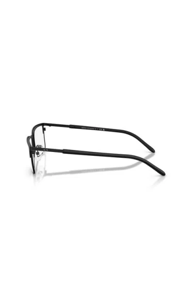 Armani Exchange 56mm Rectangle Optical Glasses In Brown