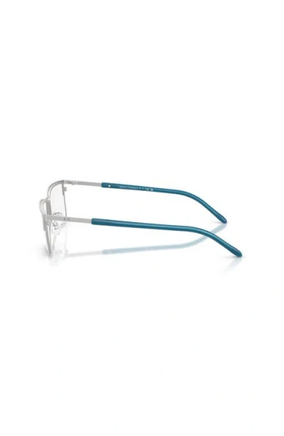 Armani Exchange 56mm Rectangle Optical Glasses In Brown