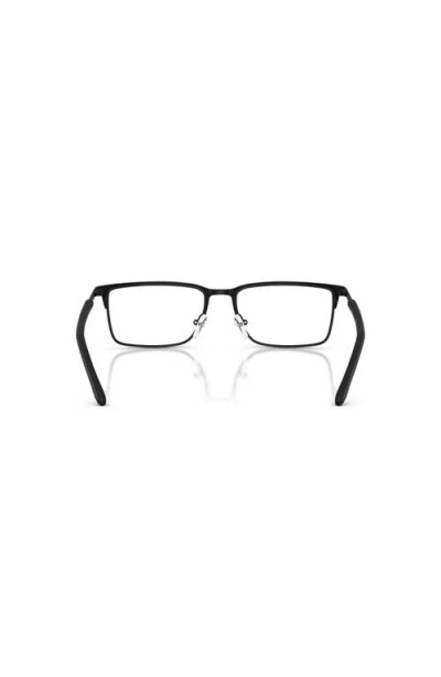Armani Exchange 56mm Rectangle Optical Glasses In Brown