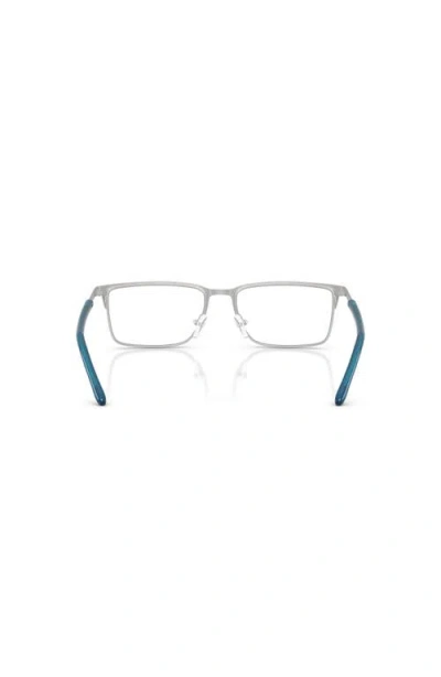 Armani Exchange 56mm Rectangle Optical Glasses In Brown