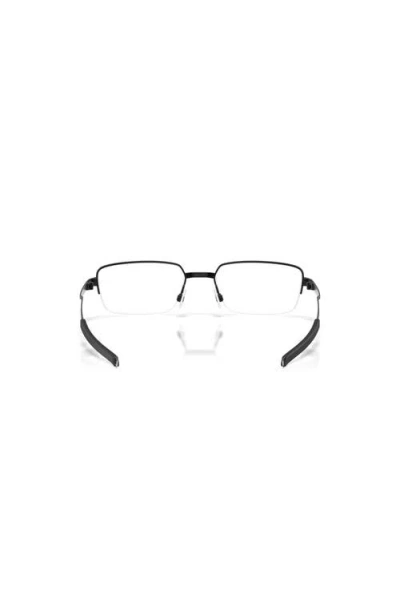 Oakley 55mm Rectangle Optical Glasses In Brown
