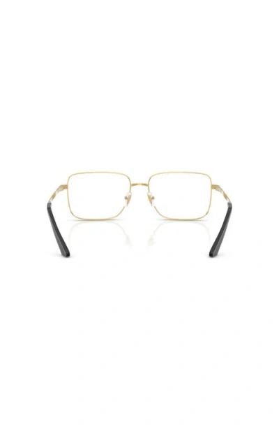 Versace 57mm Rectangle Optical Glasses In Brown