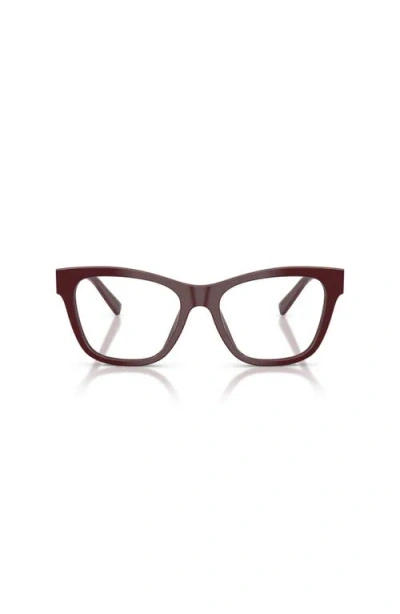 Dolce & Gabbana Dolce&gabbana 53mm Square Optical Glasses In Brown
