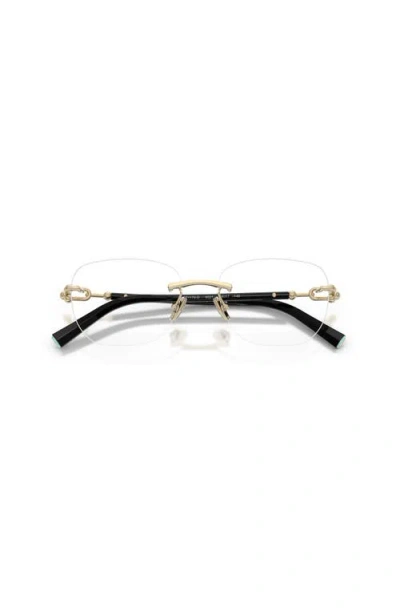 Tiffany & Co . 54mm Square Optical Glasses In Brown