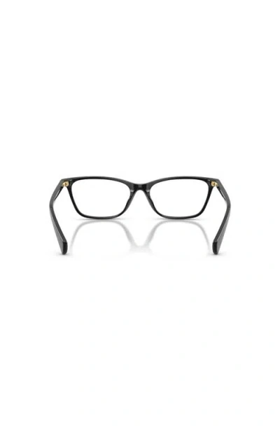 Ralph 53mm Rectangle Optical Glasses In Brown