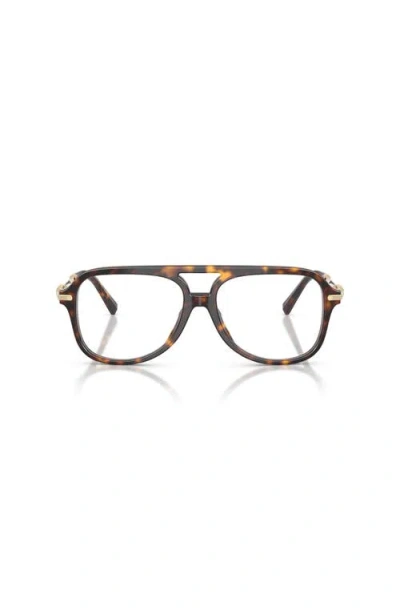 Tiffany & Co . 56mm Pilot Optical Glasses In Brown