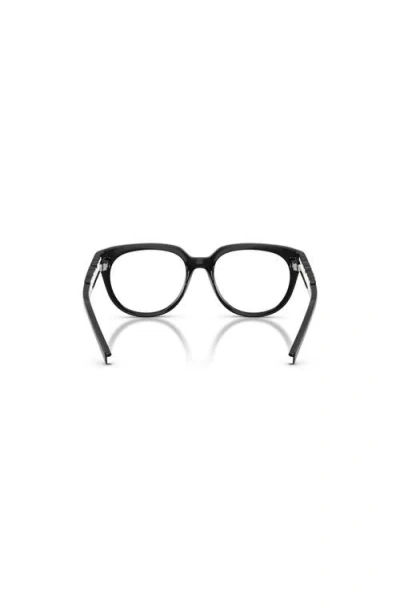 Dolce & Gabbana Dolce&gabbana 49mm Phantos Optical Glasses In Black