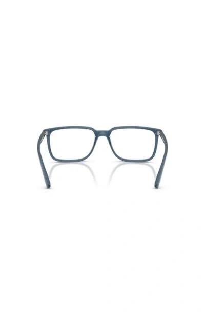 Arnette 57mm Rectangle Optical Glasses In Blue