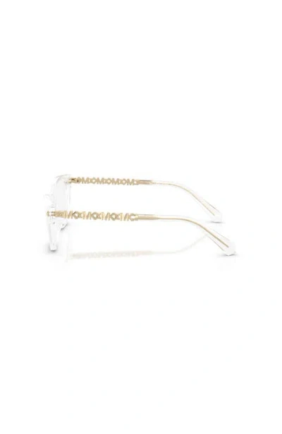 Michael Kors 54mm Cat Eye Optical Glasses In White