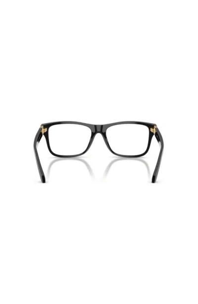 Versace 54mm Square Optical Glasses In Black