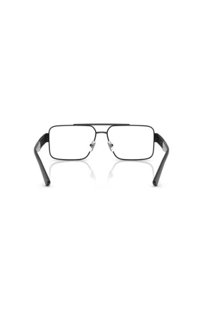 Versace 58mm Rectangle Optical Glasses In Black