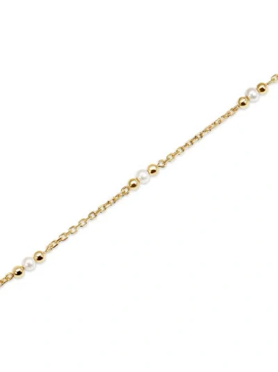 Devata Freshwater Pearl Chain Necklace In Brown