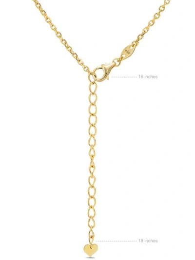 Devata Clover Heart Pendant Necklace In Multi