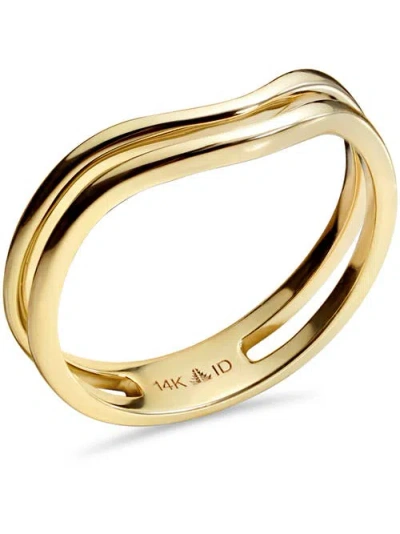 Devata Wishbone Arch Ring In Gold