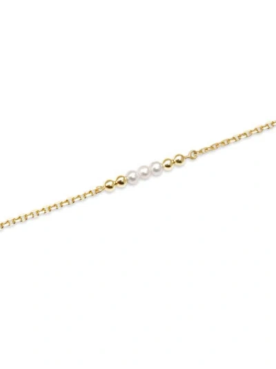 Devata Freshwater Pearl Chain Necklace In Gold
