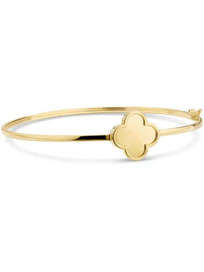 Devata Clover Bangle Bracelet In Gold