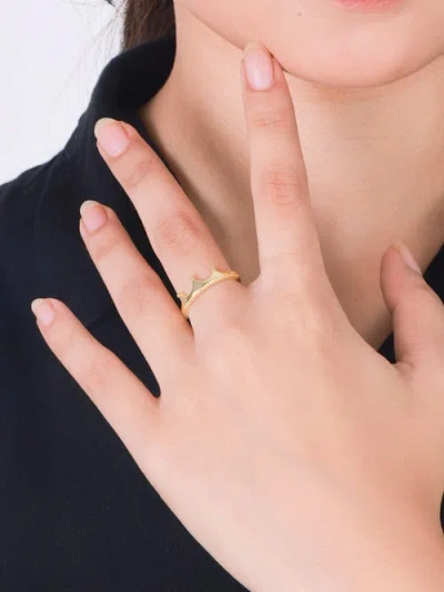 Devata Crown Ring In Gold