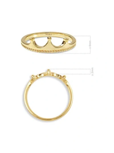 Devata Crown Ring In Gold