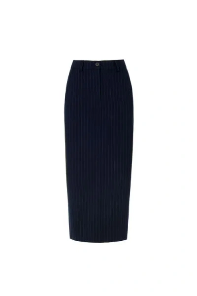 By Tess Collection Romee Skirt In Blue