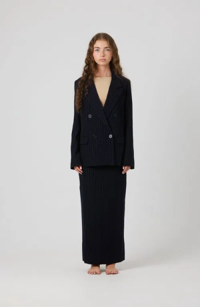 By Tess Collection Romee Skirt In Blue