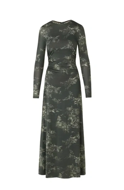 By Tess Collection Carrie Dress In Green