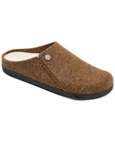 Birkenstock Women's Zermatt Clog Slippers From Finish Line In Brown