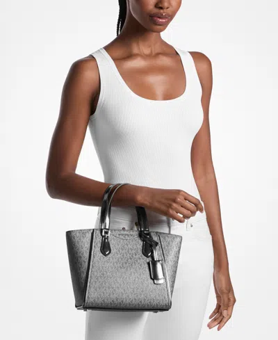 Michael Kors Women's Taryn Convertible Tote Crossbody Handbag In Black