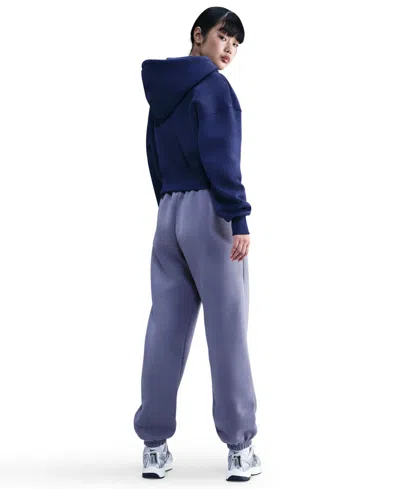 Nike Women's  Sportswear Phoenix Fleece High-waisted Oversized Sweatpants In Blue