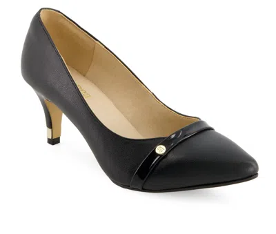 Andrea Women's Pointed Toe Pumps 67198 In Black