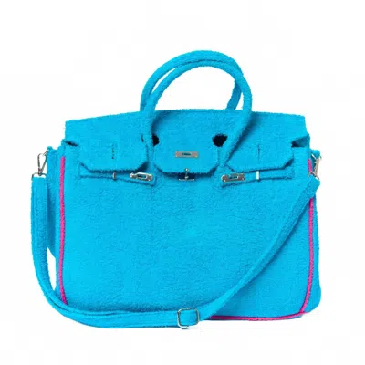 Malibu Sugar Women's Hampton's Tote Bag In Turquoise In Red