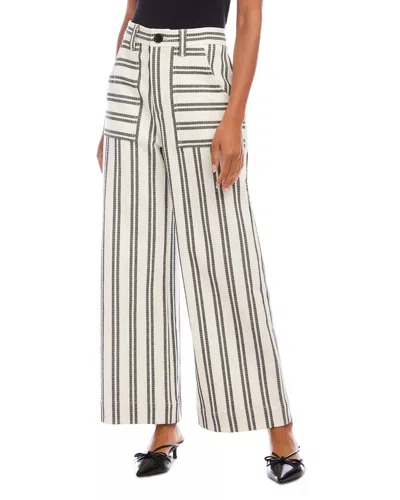 Fifteen Twenty Rylee Wide Leg Crop Pants In White