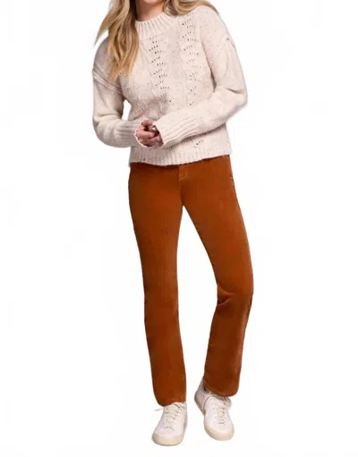 Tribal Multi Speckle Crew Neck Sweater In Cream In Neutral