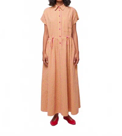 Bobo Choses Vichy Shirt Dress In Multicolor In Multi