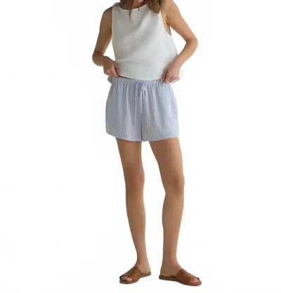 Bella Dahl Elastic Beach Short In Provence In Multi