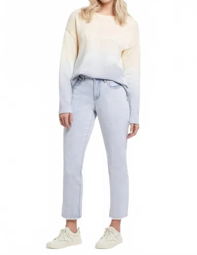 Tribal Audrey Girlfriend Jeans In Faded Blue In Blue