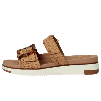 Sam Edelman Adrianna Sandal Natural Cork J3933f3250 Women's In Brown