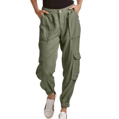 Dear John Denim Sandy Cargo Jogger In Sage In Green
