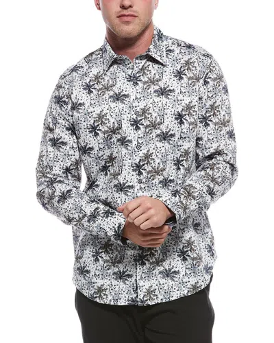 Robert Graham Xavier Woven Shirt In White
