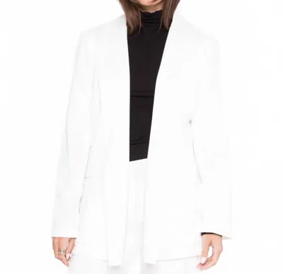 Ripley Rader Ponte Knit Oversized Blazer In Off-white In White
